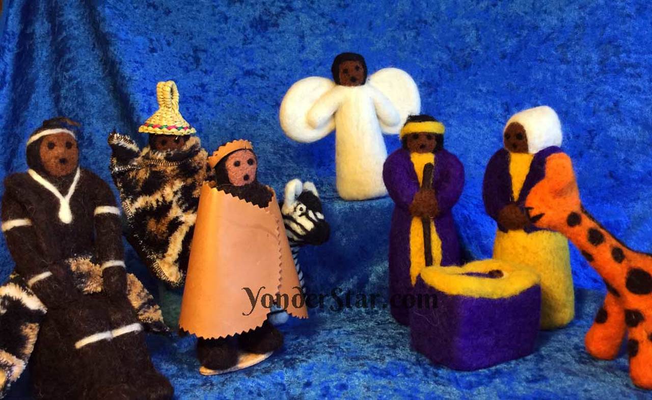 Lesotho Nativity Set